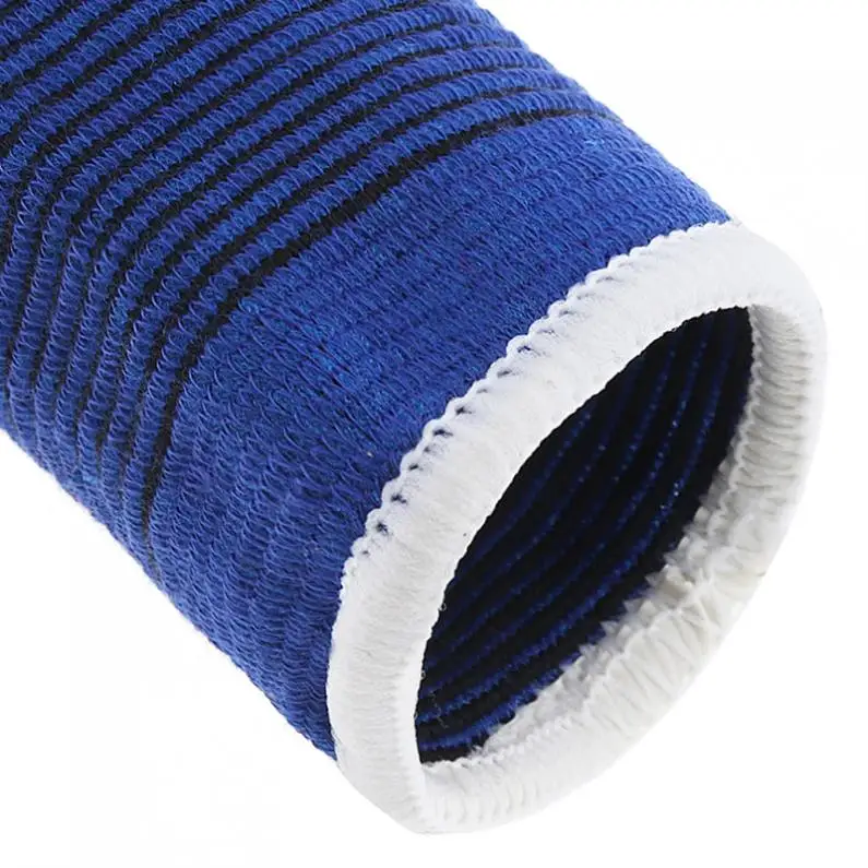 1Pair Blue Unisex Elastic Fitness Powerlifting Sport Bandage Wristband Hand Cotton Gym Support Wrist Brace Wrap Tennis