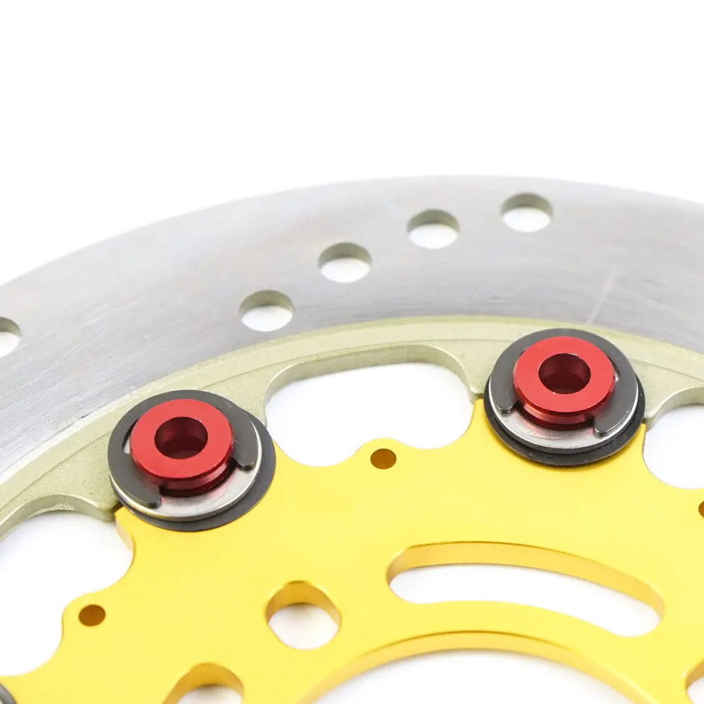 220mm disc floating motorcycle aluminum 4-hole pitch brake disc inner diameter 58mm fast cooling brake rotor front and rear