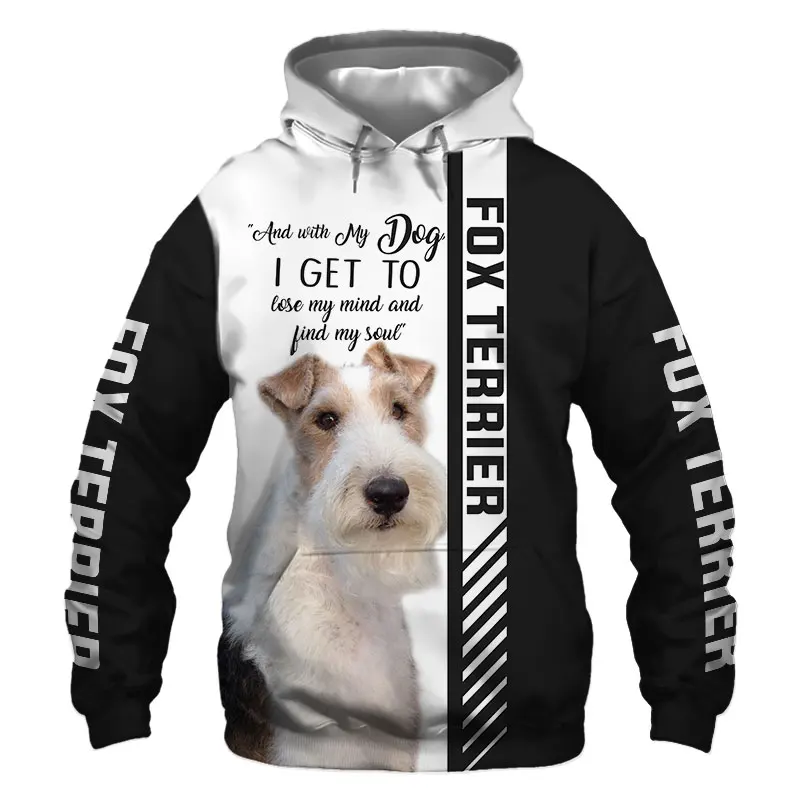 

Animal Fox Terrier Dog 3D Printed Jacket Men/Women Harajuku Hoodie Unisex Casual Streetwear Sweatshirt Pullover Sudaderas KW0123