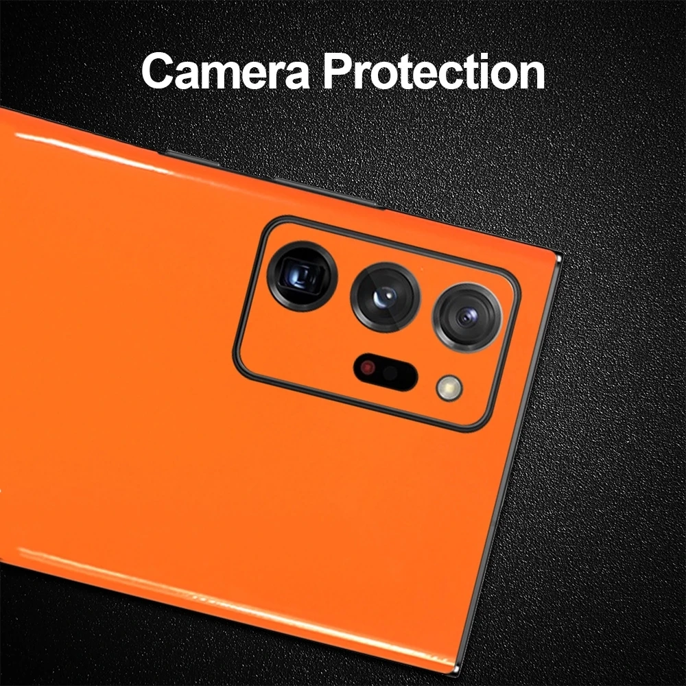 3D Glossy Ice Film Wrap Skin Back Film For Samsung A90 A80 A70 A60 A50 A40 A30 A20 A30S A40S A50S A70S A51 A52 A71 Rear Stickers