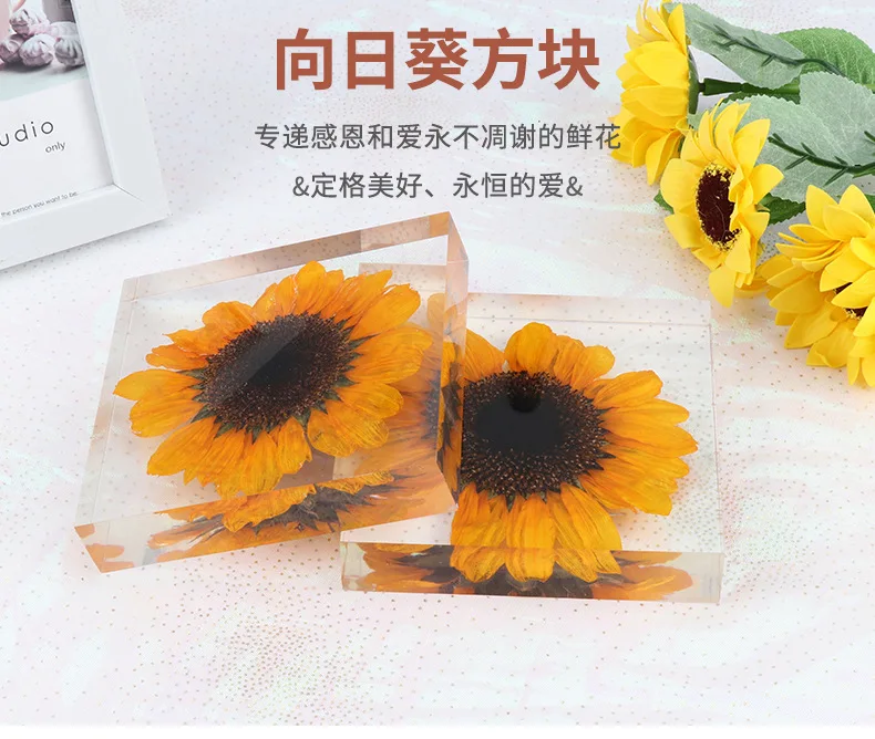 Sunflower, glass handicraft, art, originality, crystal ball gift, Immortal FLOWER, onsale~