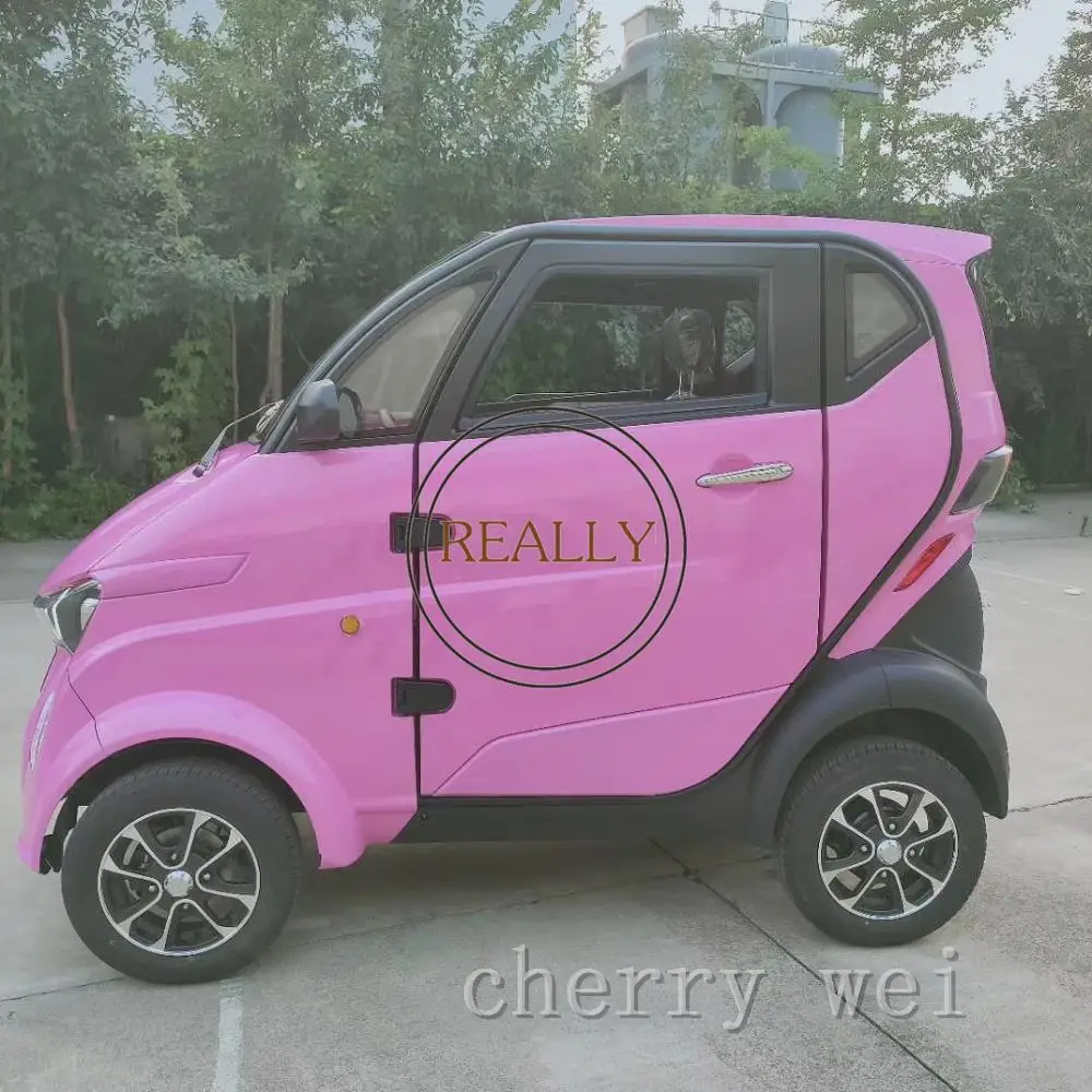 4 Wheels 3 Seats 3 Or 4 People Electric Car Mini 4 Wheels Electric Mobility Scooter Electric Mini Car Lithium Battery CKD