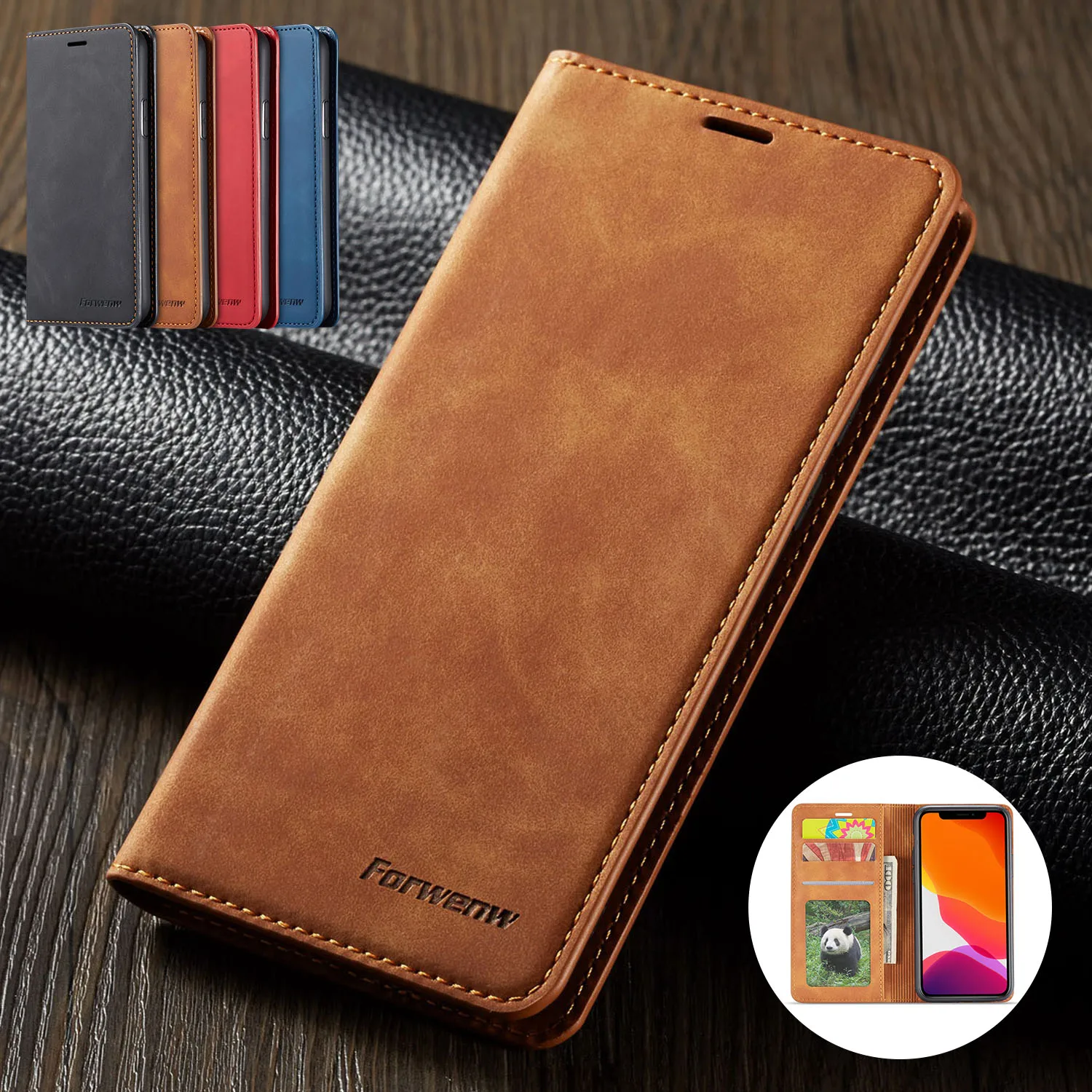 

Wallet Magnetic Leather Case For Xiaomi Redmi 10 9 9A 9C 9T 8 Note 10/10S/10T/10 Pro/9 Pro/8 Pro/7 Pro Mi Poco X3 Nfc/F3/M3 11T