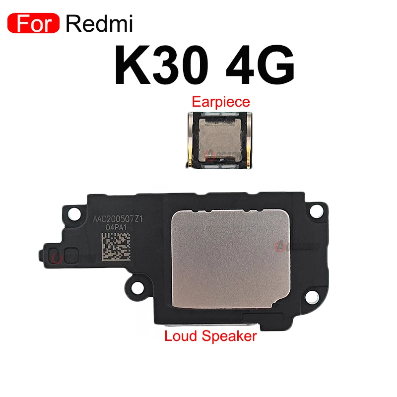 Speaker Replacement For Xiaomi Redmi K30 4G 5G Earpiece Earphone Bottom Loudspeaker Buzzer Flex Cable Repair Part