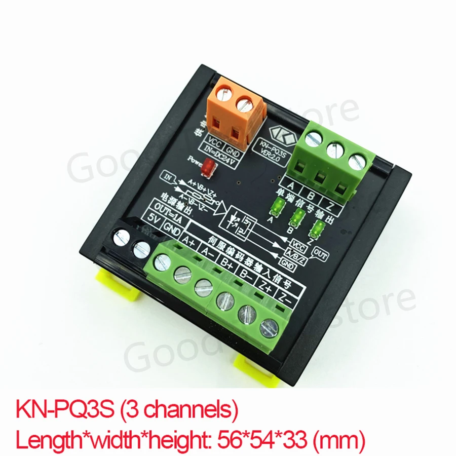 Imagem -04 - Codificador para Conversão de Sinal Diferencial Conjunto de Canais 3mhz Placa de Conversão Plc Totalmente Compatível