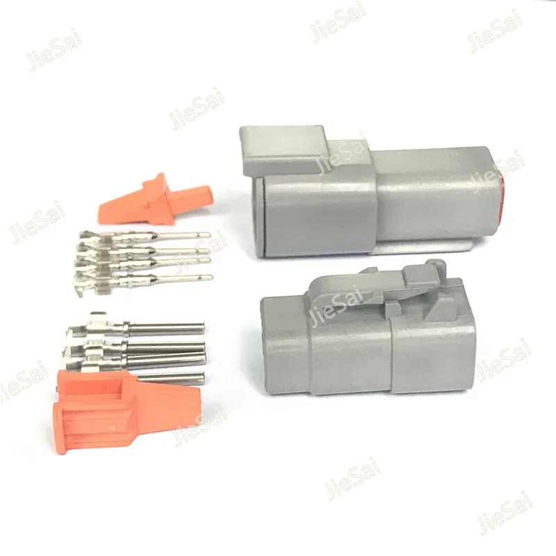 4 Pin DTM Series Female Male Electrical Auto Connector Automotive Plug DTM06-4S/ATM06-4S DTM