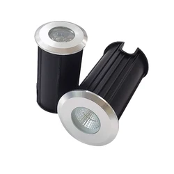 Luz LED subterránea impermeable IP67, 1W, 3W, luz de cubierta, suelo exterior, camino de jardín, suelo, patio enterrado, punto de paisaje, 110V, 220V, 12V
