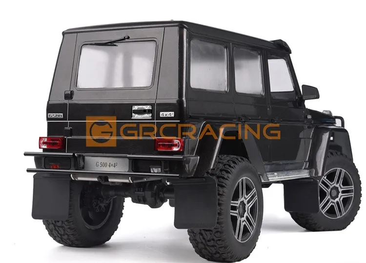 Grc Metal Rear Anti-collision Rear Bumper With Guard Protective Bottom Plate For Traxxas 1/10 Trx4 G500 Trx6 G63 Crawler Car