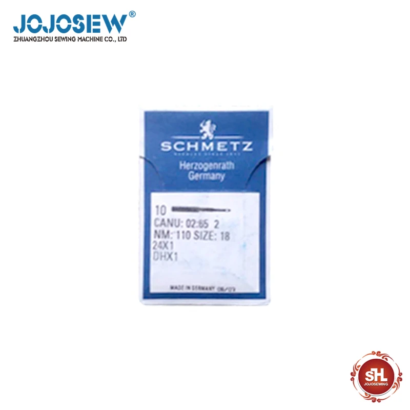 DHX1 24X1 100pcs/lot Schmetz Industrial Sewing Machine Needles Canu:02:65 SES NM:110 SIZE:18