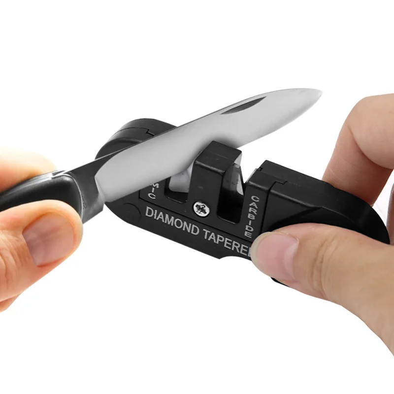 1Pcs Diamant Slijper Tool Messenslijper Wolframstaal Vaste Hoek Grinder Outdoor Draagbare Diamond Tapered Gereedschap