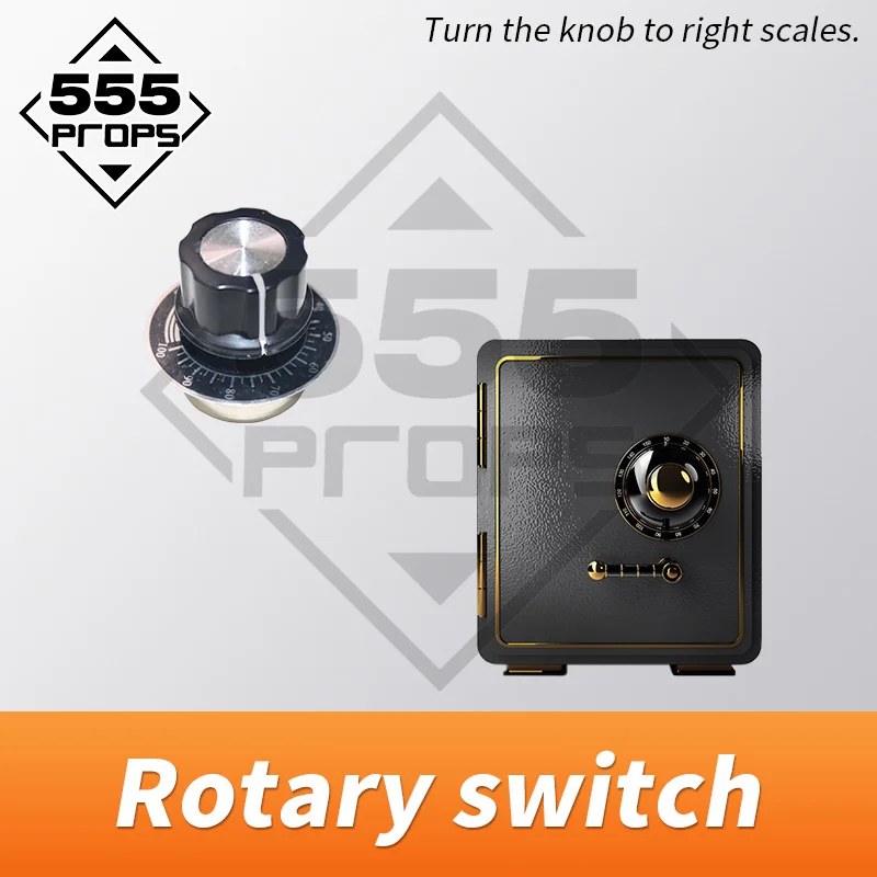 555PROPS rotary switch for escape room game turn the knob to right scales puzzle game props