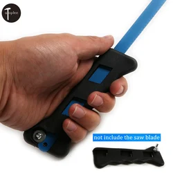 1PC Black Adjustable Hand Saw Handle Multifunctional Plastic Mini Pocket Saw Blades Handle 120x3.5mm for Sawing Blades 300mm