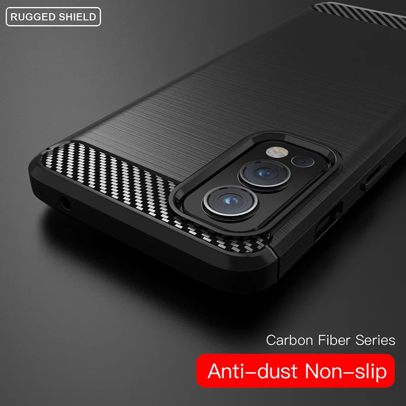 OnePlus Nord 2 Nord2 DN2101 DN2103 Case Rubber Silicone Carbon Fiber Cover For OnePlus Nord 2 5G Back Case For Nord 2 Nord2