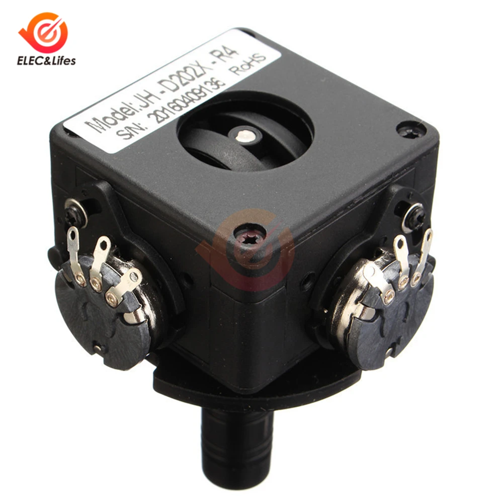 JH-D202X-R2/R4 5K Ohm Electric Joystick Reset Potentiometer 2-Axis 2D Monitor Keyboard Ball Joyrode Controller