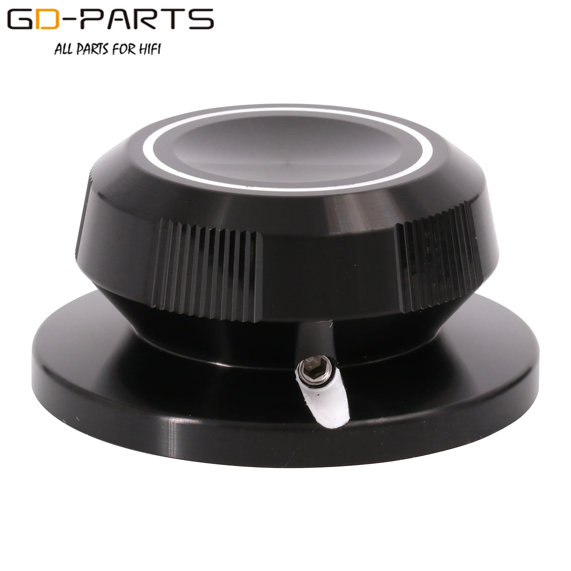 48mm * 23mm massives Voll aluminium Set Zeiger knopf Hifi Audio DIY Potentiometer Dämpfer Drehknopf kappe 6mm Loch bearbeitet