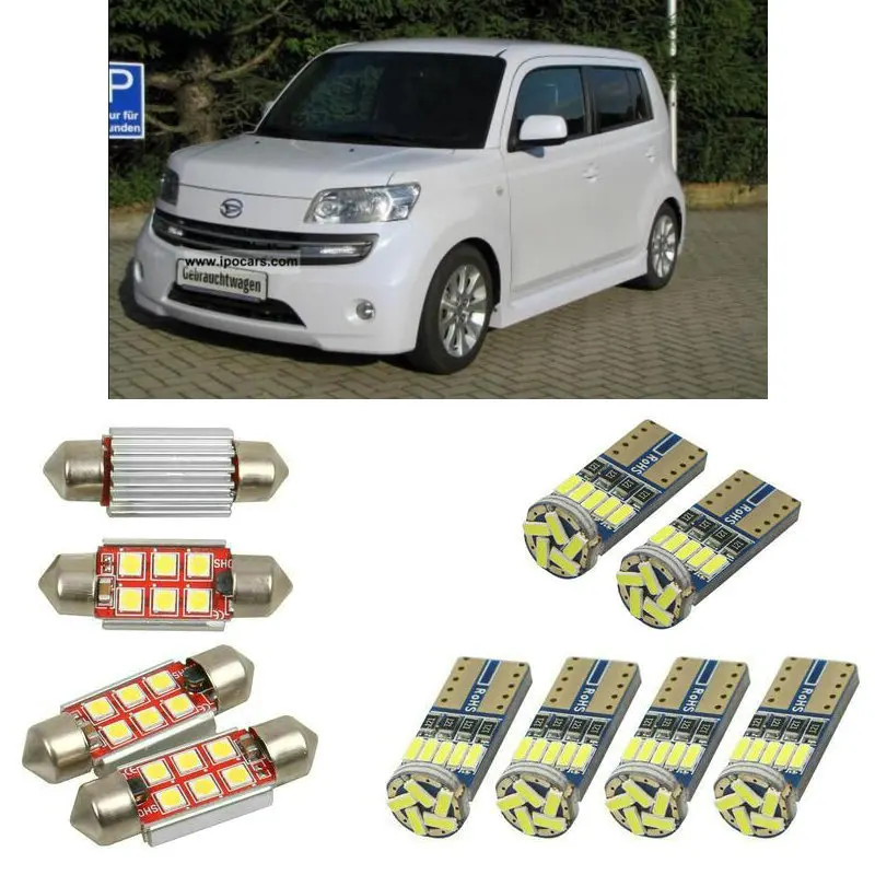 super bright Interior led Car lights For DAIHATSU materia m4 minivan move L9 dome bulbs for cars License Plate Light