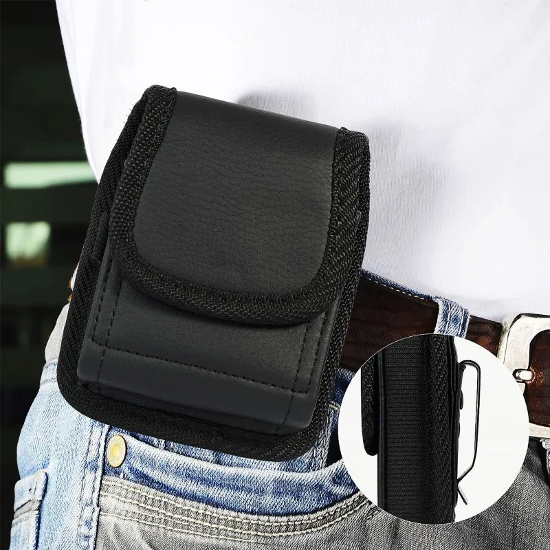 Men Casual Phone Waist Bag for Folding Phone Holster Male Mini Bum Bag Outdoor Sport Belt Hip Hanging Wallet Carry Case Purse