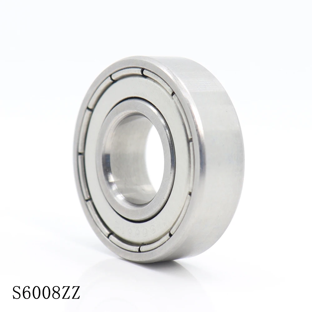 

S6008ZZ Bearing 40*68*15 mm ( 2PCS ) ABEC-1 S6008 Z ZZ S 6008 440C Stainless Steel S6008Z Ball Bearings