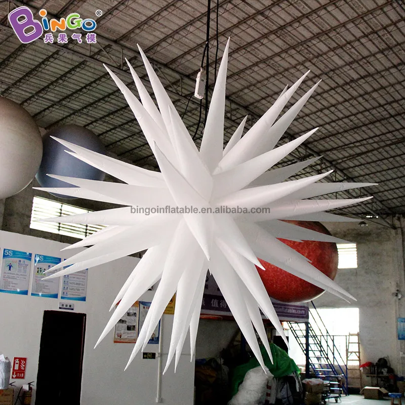 

Free Delivery 2.4x2.4mH Giant Inflatable Star with LED Lighting for Shop Decoration or party / Inflatable Toys