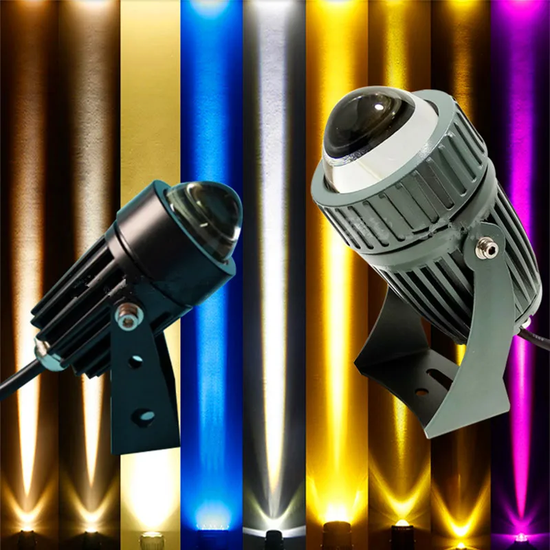 Projecteur LED imperméable à longue Distance, éclairage à large faisceau, 100-240V dc 12V 24V 10W