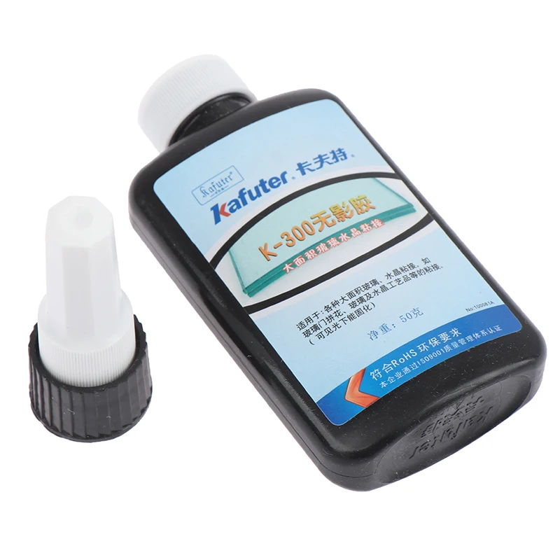 50Ml UV Keo Đóng Rắn Dính K-300 Pha Lê Trong Suốt Dán Kính Gule