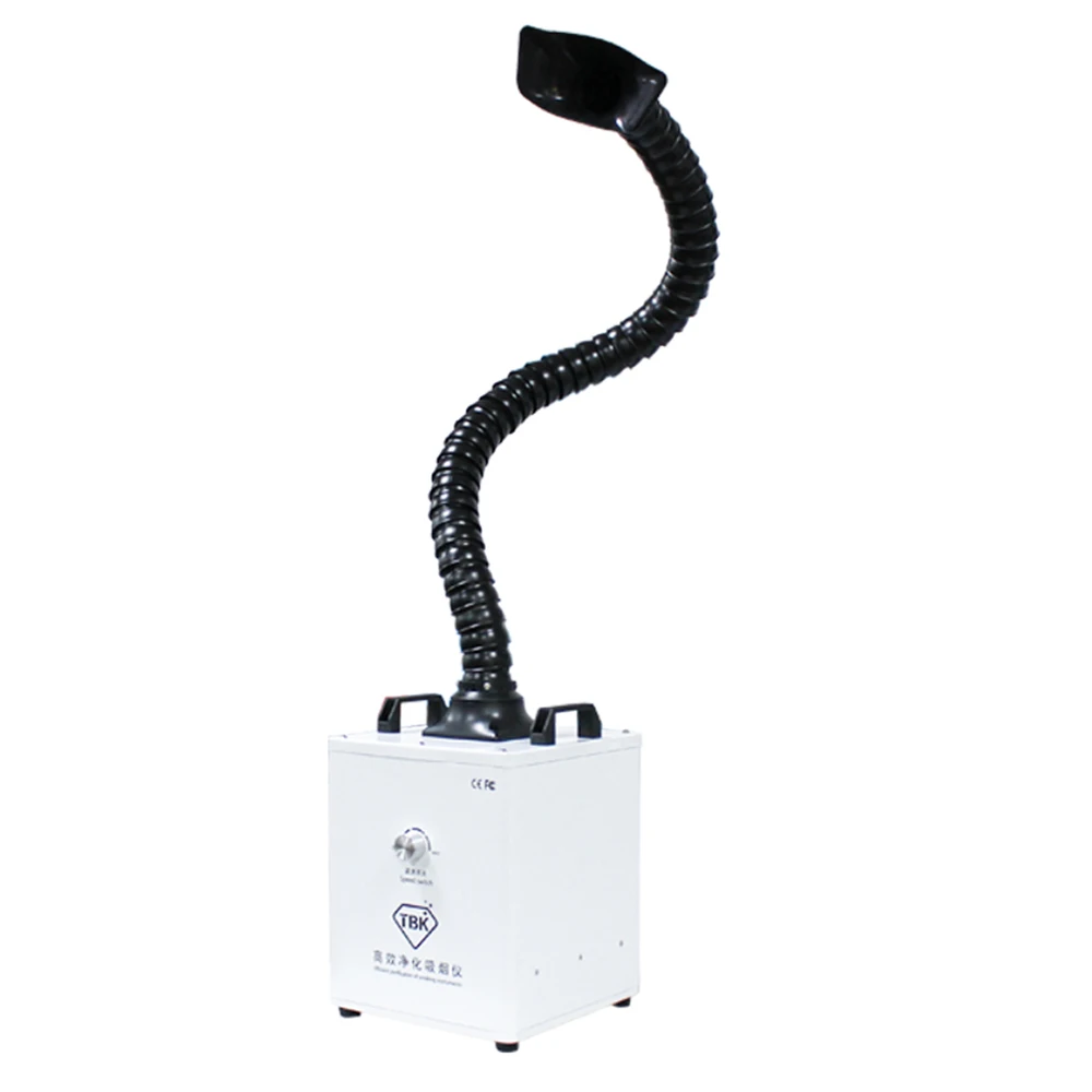 TBK Solda Purificador De Fumaça, Limpador De Poeira Do Ar, Purificação De Fumaça Do Quarto, Extrator De Fumaça, Sistema De Filtro Para Reparação De Telefone