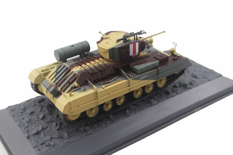 1/43 영국 발렌타인 Mk.II 1941 라이트 탱크 모델, 합금 완제품 모델