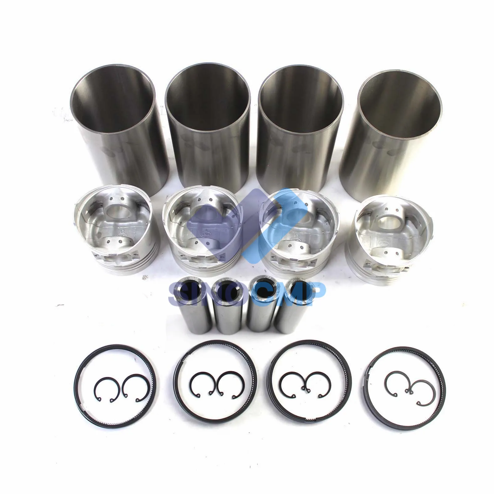 

K4N 305CR Full Engine Cylinder Liner Kit for Mitsubishi K4N 305CR Mini-Excavator Aftermarket Spare Parts