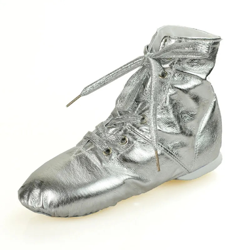 Gold Silber Tanz Schuhe Frau Männer Kinder Mädchen Moderne Laufsohle Weiche Ballett Jazz Turnschuhe Leinwand Weibliche Tanzen Fitness Sport