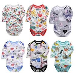 Baby Bodysuit Mode 1 Stuks/partij Pasgeboren Body Baby Lange Mouwen Overalls Baby Jongen Meisje Jumpsuit Kid Kleding