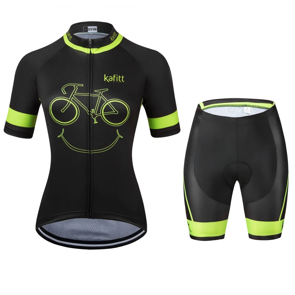 2021 Summer Dresses Blouse Kafitt Female Cycling Set Specialized Women's Cycling Shirt Bike Clothes Breathable Team Jersey Short