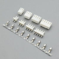 10 Set VH 3.96 Connector Plug Pitch 3.96MM Pitch Female Housing + Terminals + Straight Angle Wafer