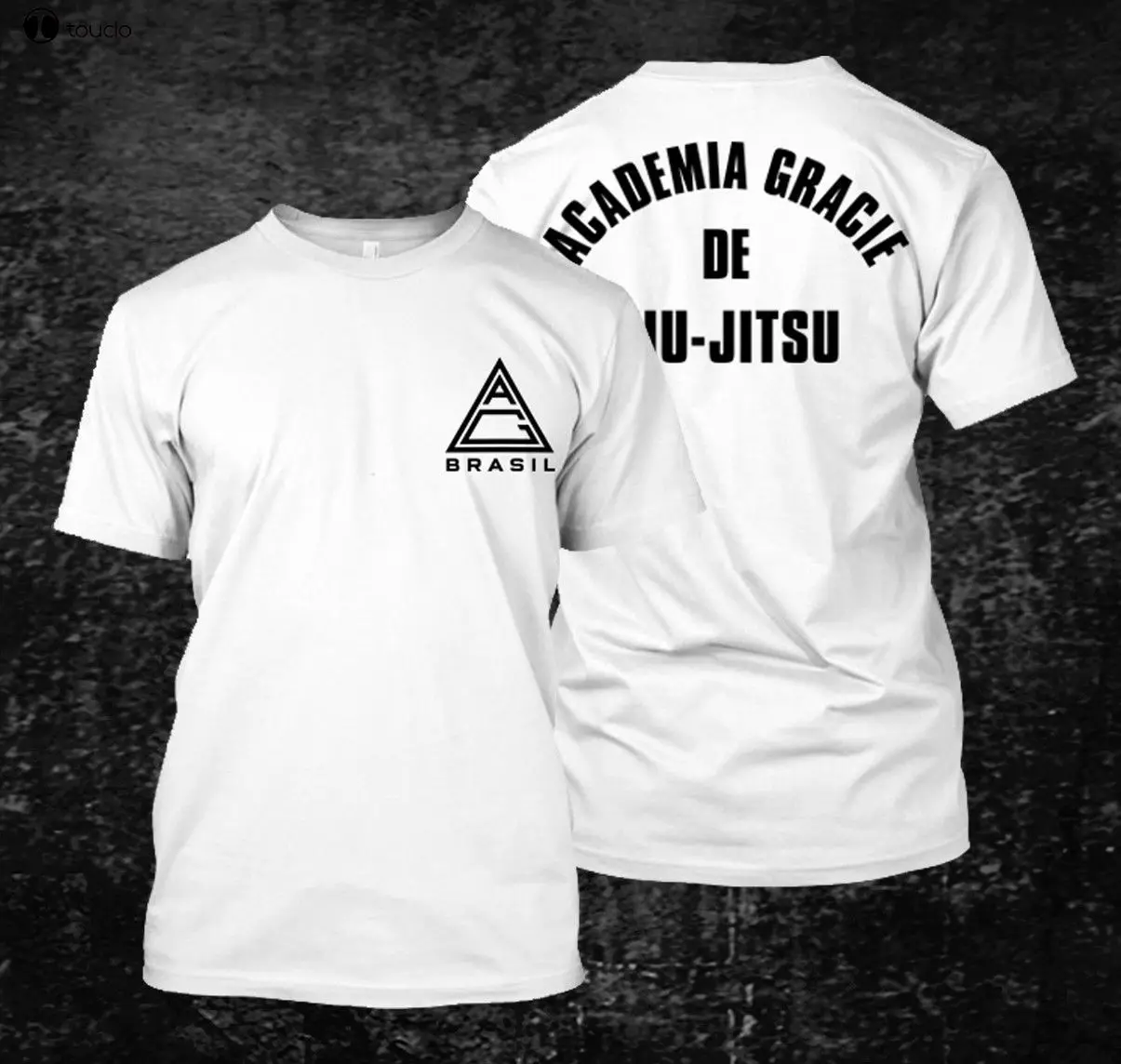 Tops Summer Cool Funny T-Shirt Academy Gracie Jiu Jitsu Brasil - Custom Men\'s T-shirt Tee Summer