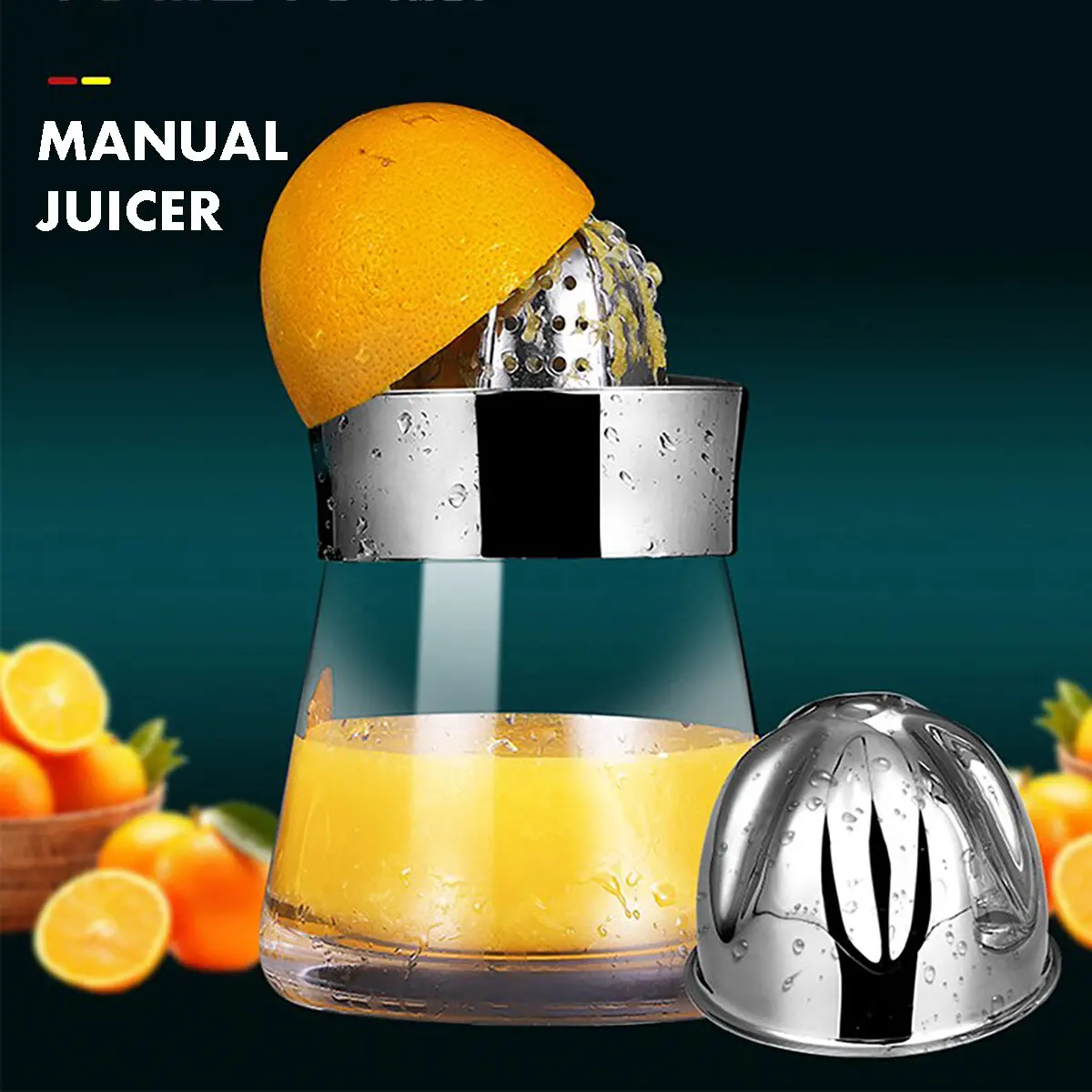 

700ML 304 Stainless Steel Manual Juicer Lemon Clip Fruit juicer Baby Juicer Multifunctional Kitchen Mini Handheld Juicer