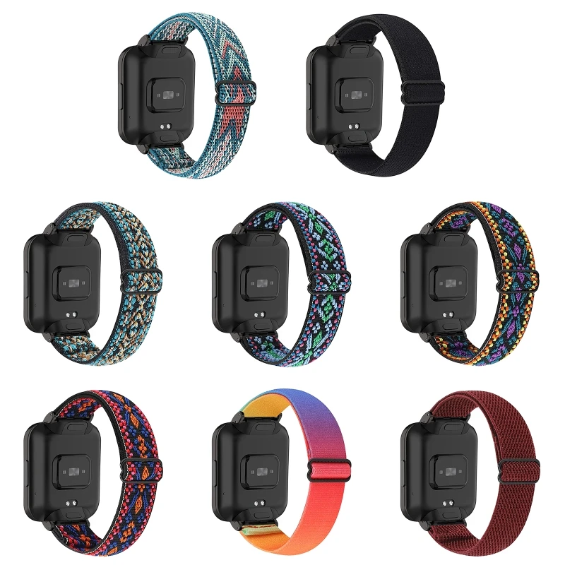 Adjusted Size Watch Bands Nylon Watch Straps Soft Cloth Watchbands Compatible with Redmi Watch 2 Lite Smart Watch Strap