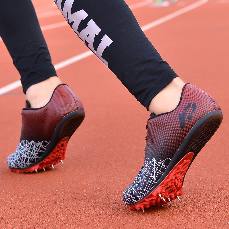 Long Distance Spike Shoes Track and Field Men Women Training Athletic Shoes Professional Track Race Soft Shoes Sneakers 36-45