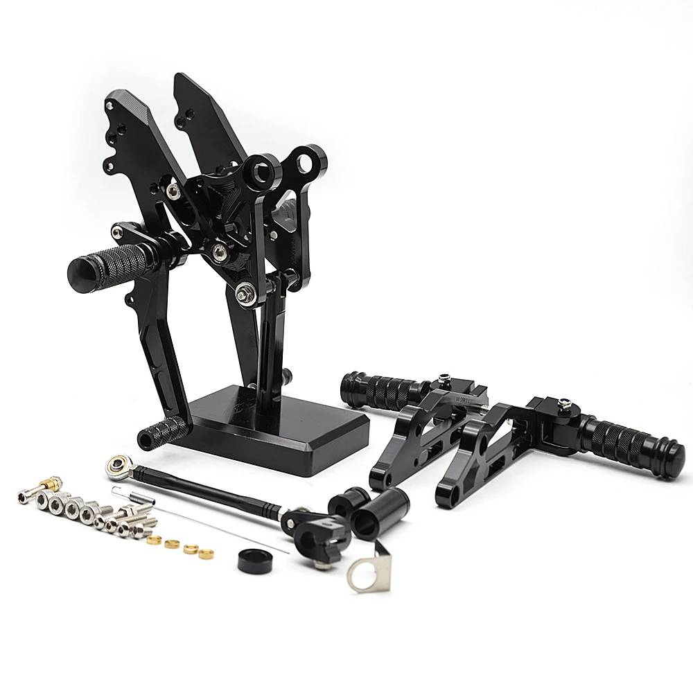 For HONDA GROM MSX125 MS X125 2012-2016 Motorcycle Rearset Footrest Footpeg pedal  CNC Aluminum Alloy Foot peg Rear Set