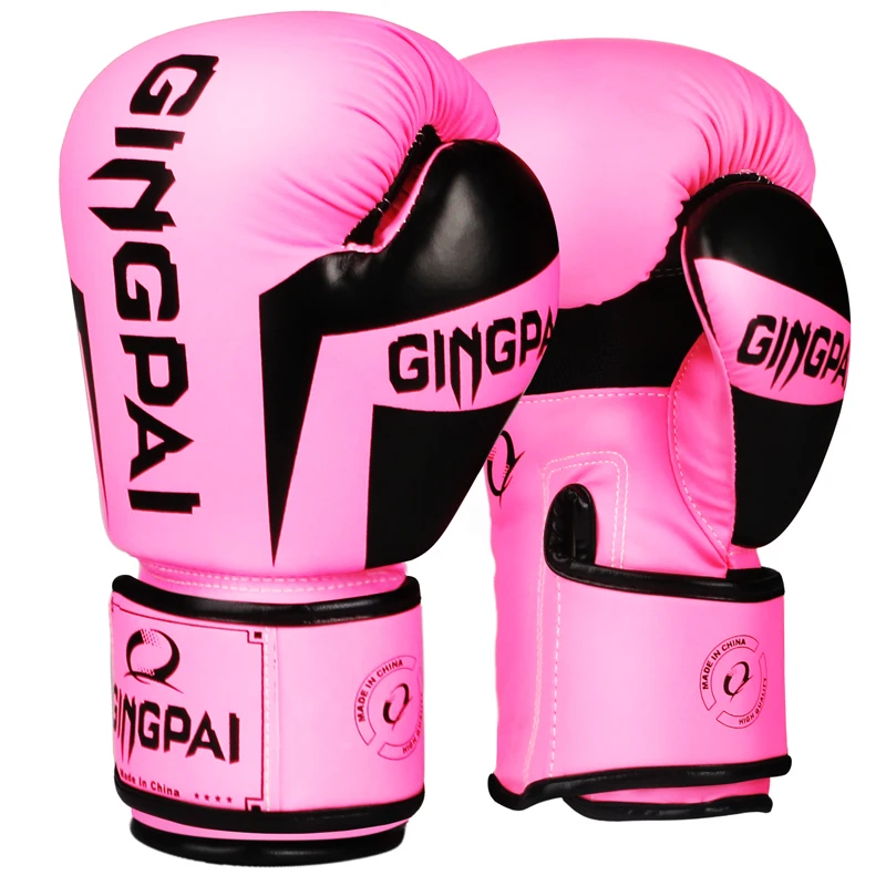 

Professional Children Boxing Gloves 6oz Kids Free Combat Muay Thai Glove Kids Boxing Gloves for 5-14 Years Boys Girls Black Pink