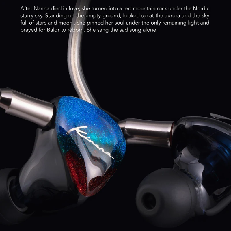 KINERA Nanna سماعات أذن BA + DD الهجين محرك سماعات الأذن حمى HIFI الحد من الضوضاء سماعة موسيقى سماعة أذن