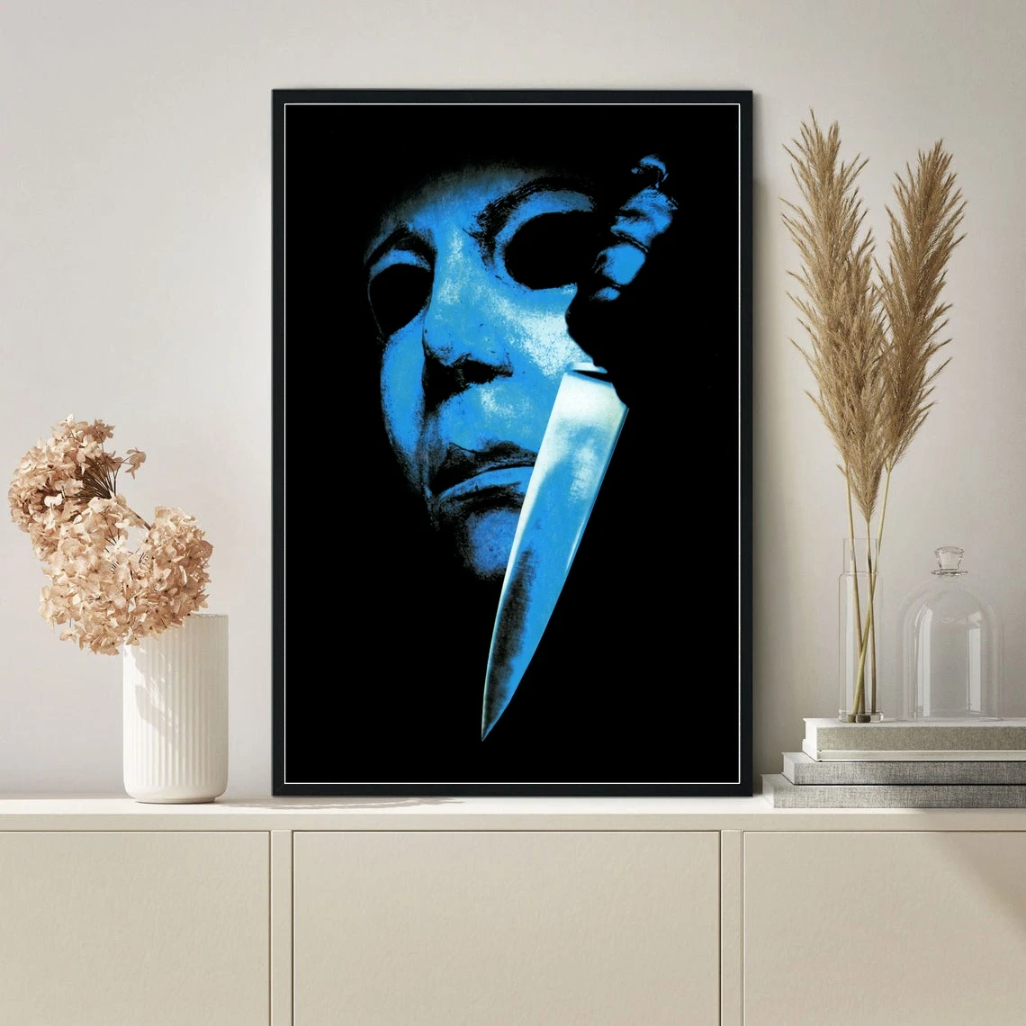 Halloween Michael Myers Movie Poster Canvas Print Wall Painting Home Decoration ( No Frame )