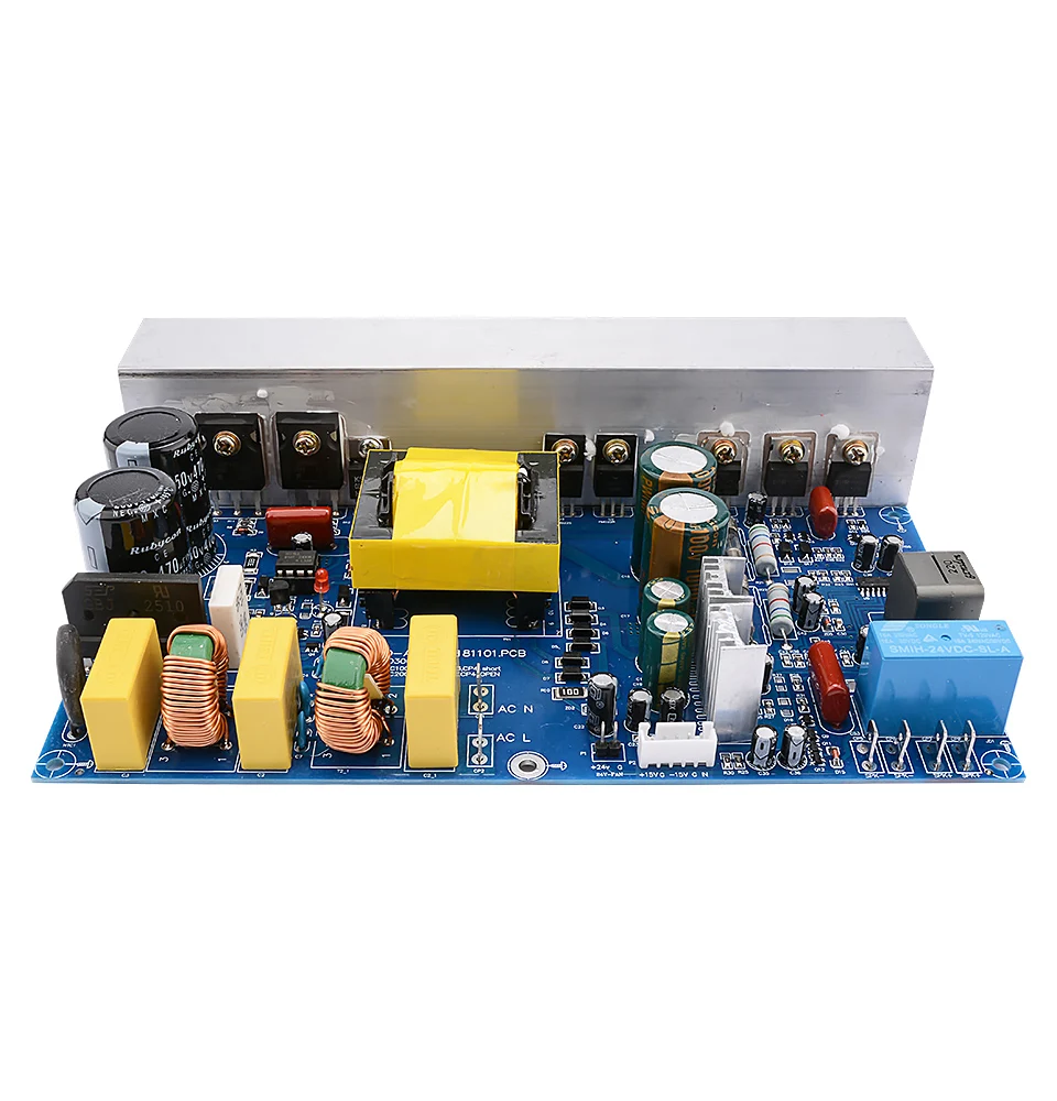 High Power 1000W Klasse D Digitale Mono Eindversterker Met Schakelende Voeding Geïntegreerde Board Met Heatsink