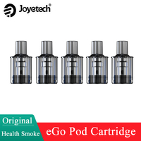 5pcs Original Joyetech eGo Pod Cartridge 2ml with 1.2ohm built-in coil Anti-leakage TFTA structure for eGo Pod Kit MTL vaping