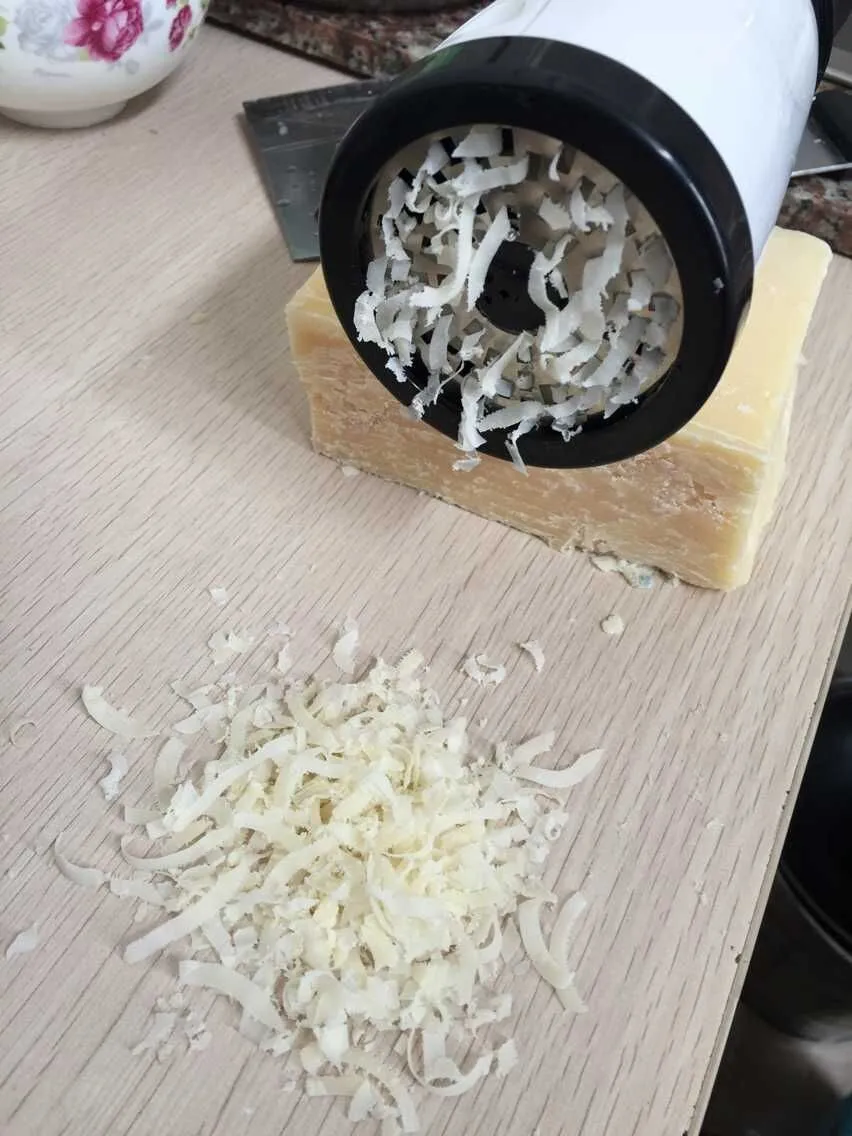 Rotary Cheese Grater ครัวเครื่องมือสแตนเลสเครื่องตัดชีสบด Chopper