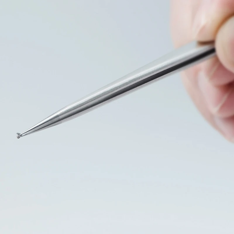 QIANLI – pince à épiler Non magnétique à pointe pôle, en acier inoxydable, pour Clip de réparation de téléphone portable, outil à vis à fil volant, SG04, MEGA-IDEA