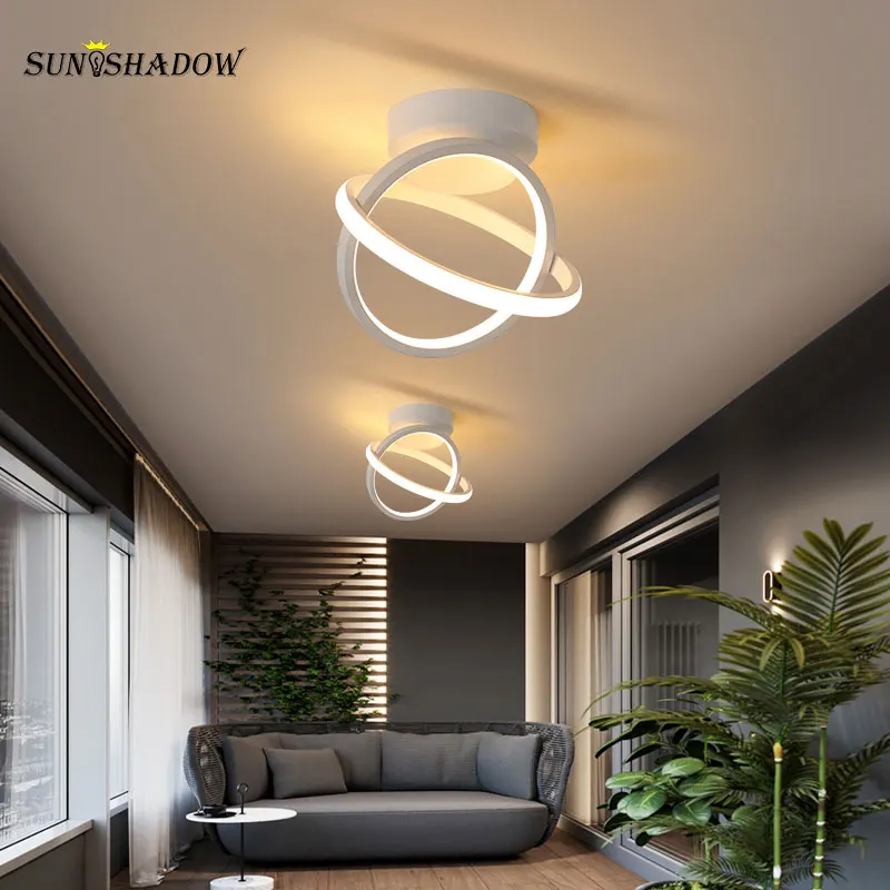 

Aisle Light Lustre Led Ceiling Light 110v 220v Simple Modern Led Ceiling Lamp Chandeliers for Living room Bedroom Dining room