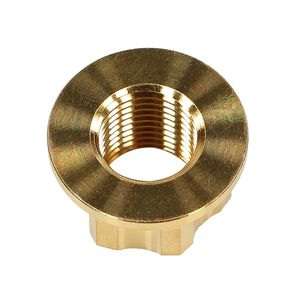 High-End M12 Titanium Alloy Fancy Flange Nut for ZERO 9 8X VSETT 8+ 9+ Dualtron Kaabo Mantis Electric Scooter To Fix Motor Axle