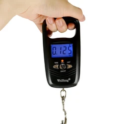 50kg Digital Pocket Luggage Scale Hook Weight Mini Hanging Scale Portable LCD ABS Hanging  Weighting Fishing Hook Balance