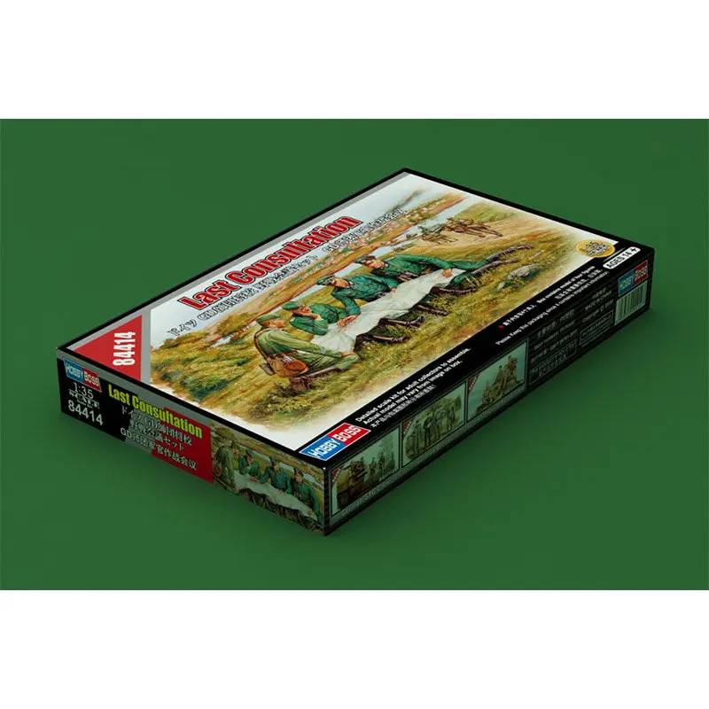 

HobbyBoss масштаб 1/35, солдатские фигурки последних консультаций, военная пластиковая сборная модель # 84414