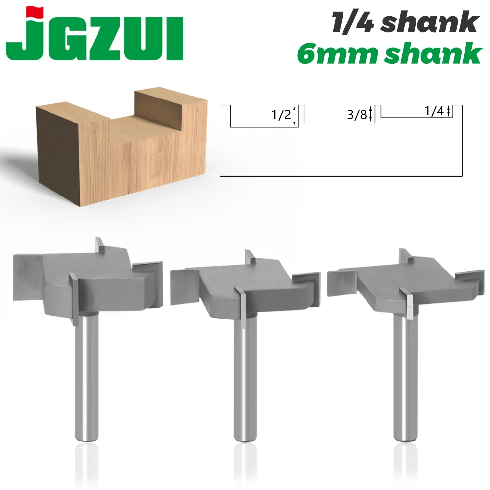 tipo t Slotting Cutter Ferramenta para Carpintaria Bits Router para Madeira Industrial Grade Fresa Edge Shank mm