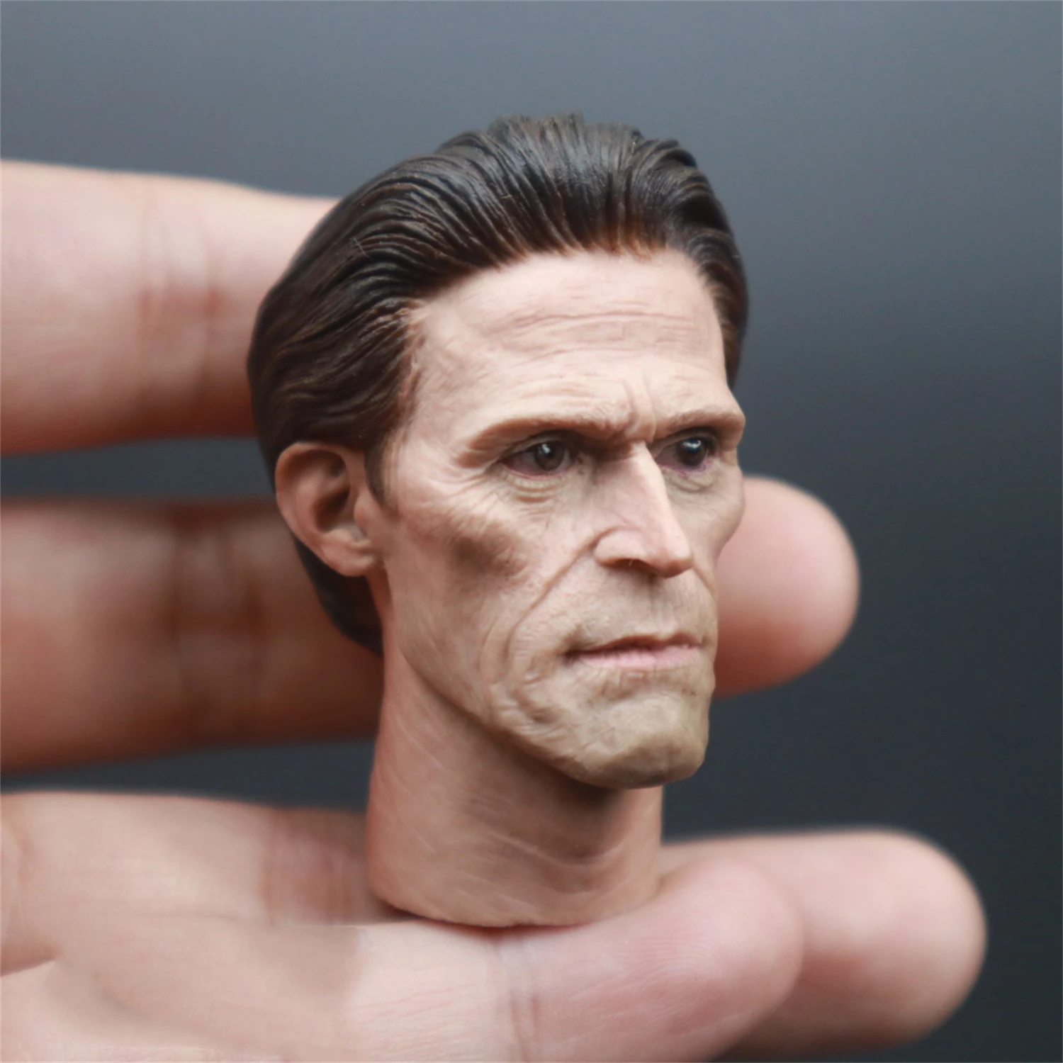 1/6 Scale Norman Osborn Green Goblin Willem Dafoe Head Carved Model DIY 12'' Soldier Action Figure Doll